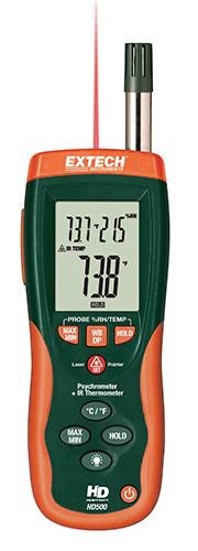 Extech HD500 Infrared Termometreli Psikometre