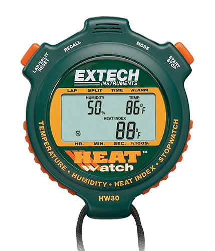 Extech HW30: HeatWatch ™ Nem / Sıcaklık Kronometre