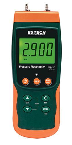 Extech SDL710: Diferansiyel Basınç Manometresi / Datalogger